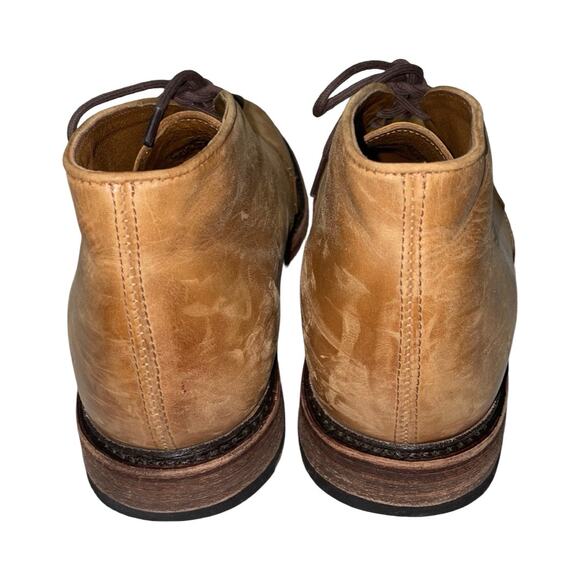 FRYE James Tan Brown Leather Chukka Boots    Size: 9.5D - Picture 6 of 8